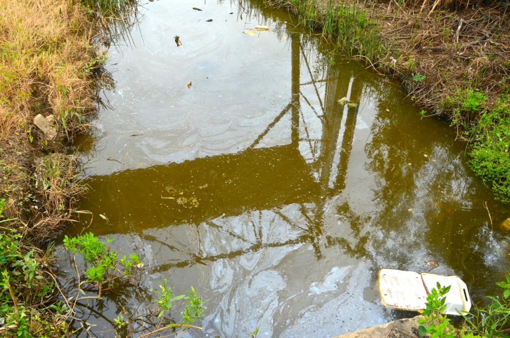 Polluted Ditch1 1024x678 - More Than 200 Pack Mobile Bay Conference Center to Fight Canadian Tar Sands Crude Pipeline